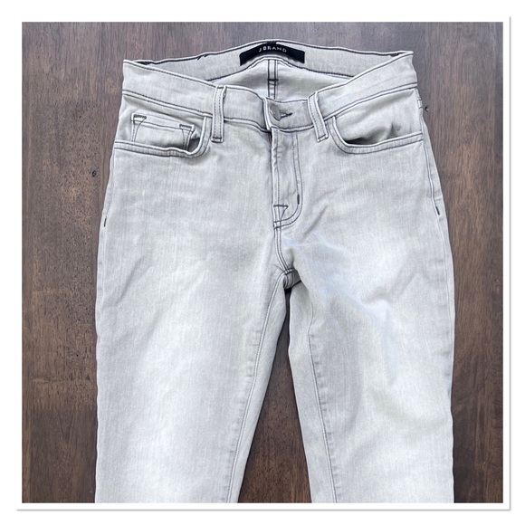 J Brand Grey Skinny Capri/Cropped Jeans - Picture 3 of 6